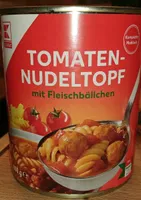 Tomaten-Nudeltopf mit Fleischbällchen