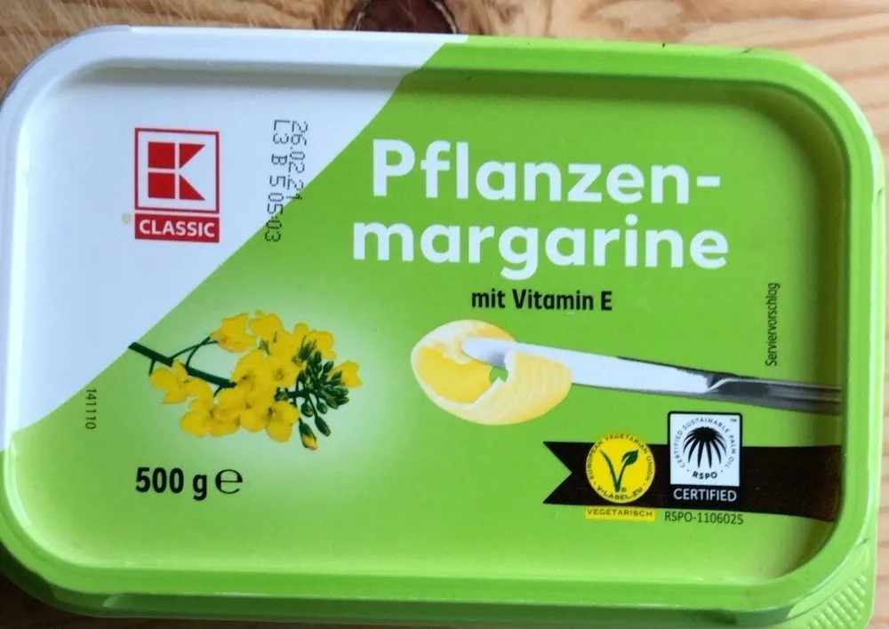 Pflanzenmargarine
