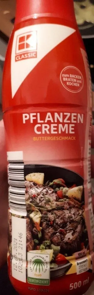 Pflanzencreme