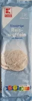 Knusprige Reiswaffeln mit Meersalz