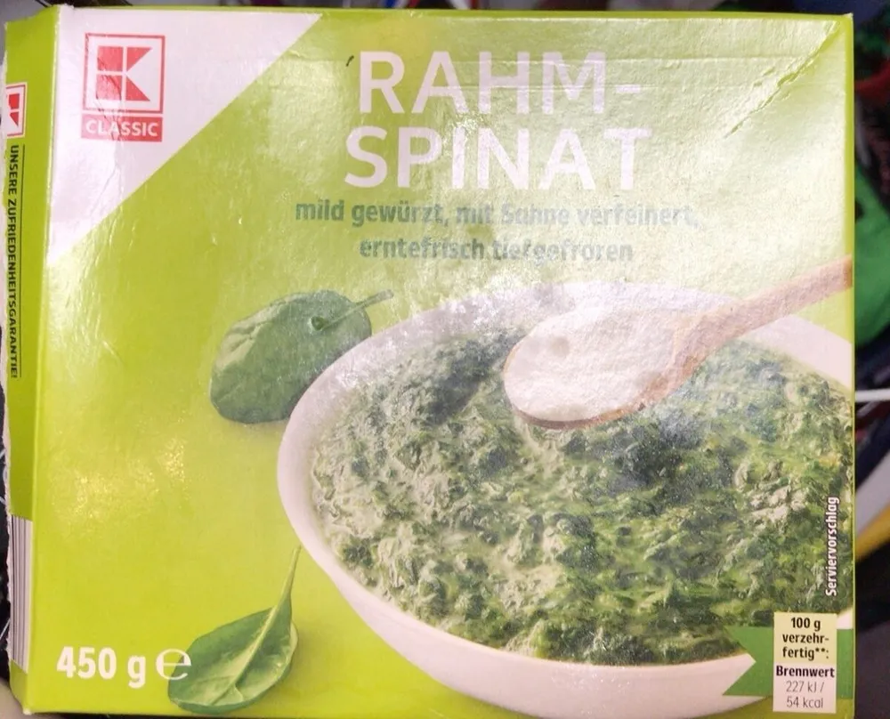 Rahm Spinat