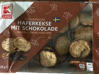 Haferkekse mit Schokolade