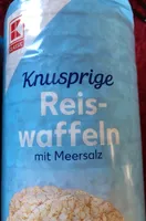Knusprige Reiswaffeln mit Meersalz