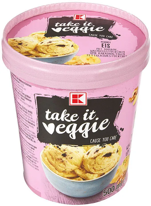 K-take it veggie Vegan Icecream on Almond Base