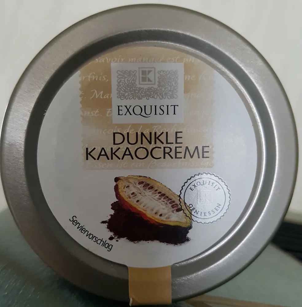 dunkle Kakaocreme