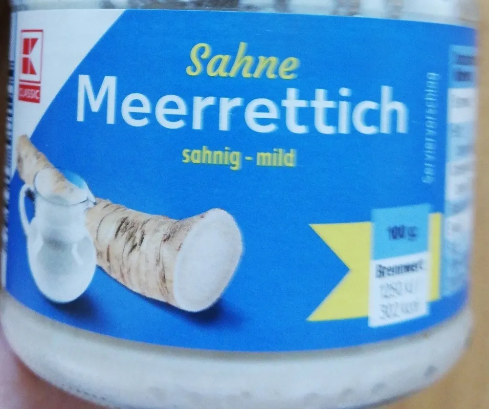 Sahne Meerrettich