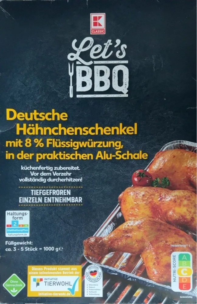 Deutsche Hähnchenschenkel