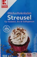Milchschokoladen Streusel