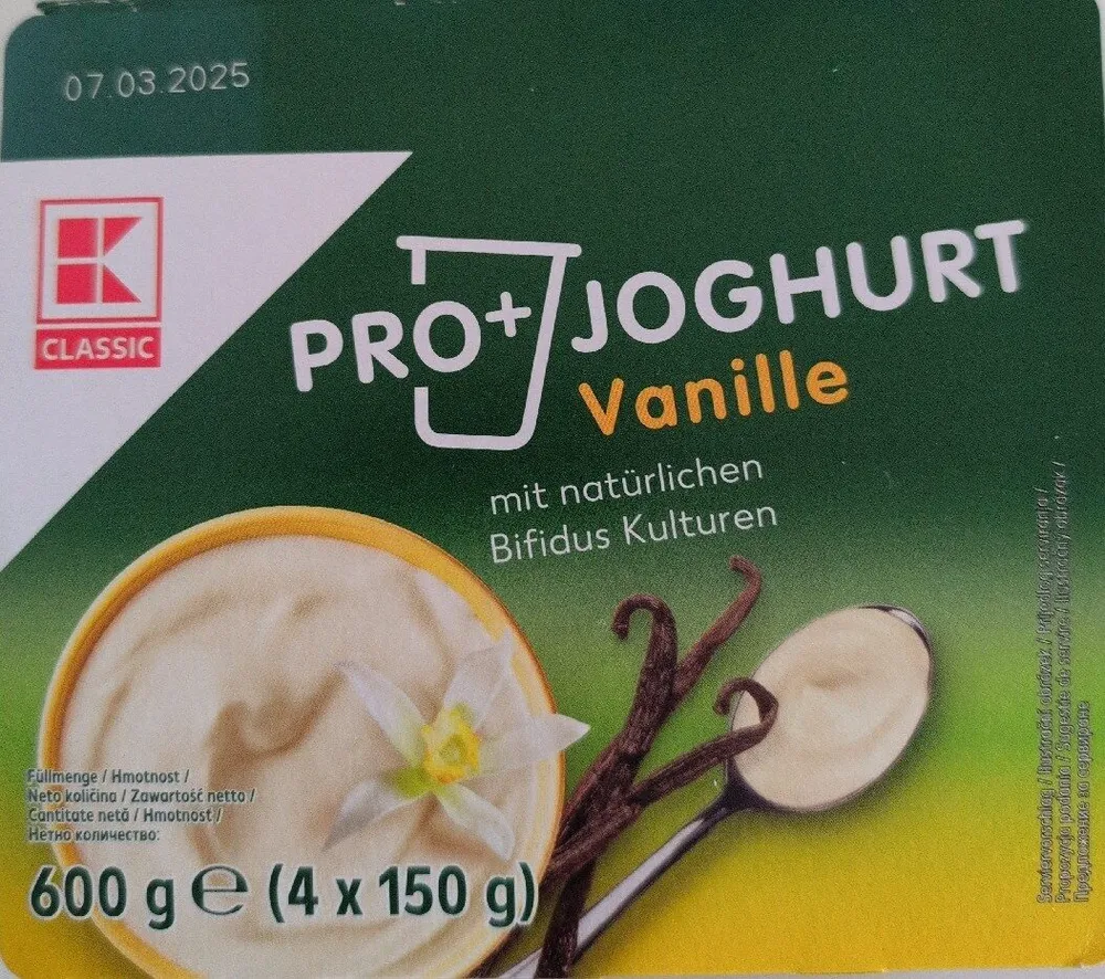 Pro +joghurt vanille