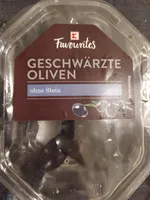 Geschwärzte Oliven ohne Stein