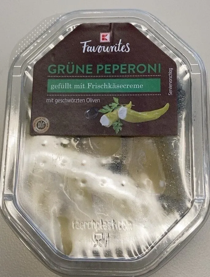 Grüne Peperoni mit Frischkäsecreme