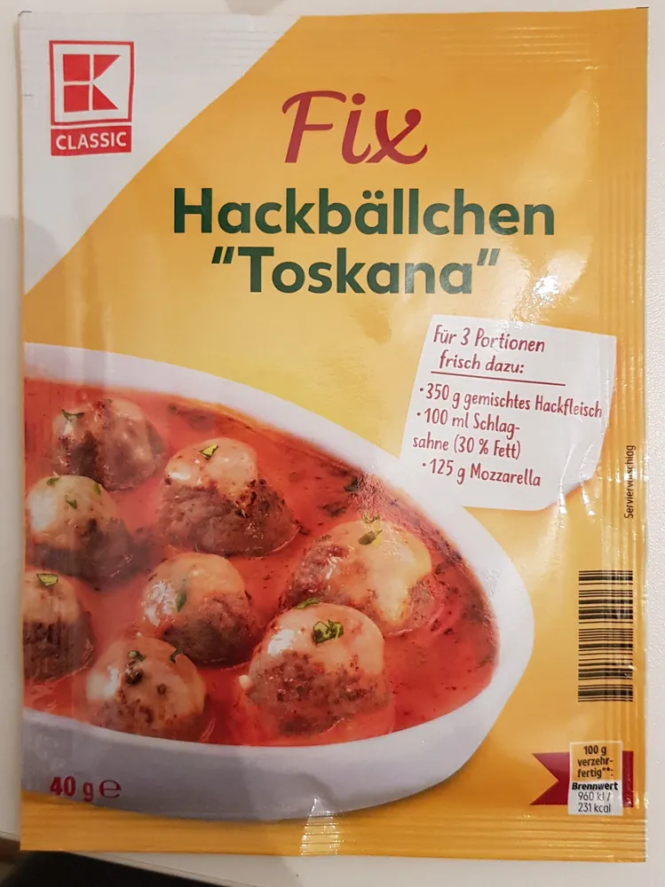 Hackbällchen Toskana