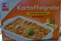 Kartoffelgratin mit Käse-Sahne-Sauce, pfannenfertig