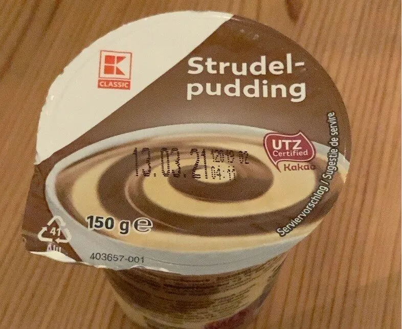 Strudel-pudding