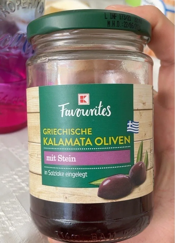 Griechische Kalamata Oliven mit Stein