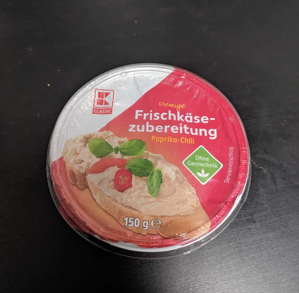 Frischkäse Zubereitung Paprika chili