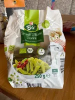 Grüne Erbsen Penne