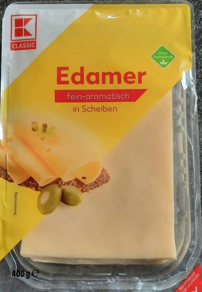 Edamer Käse  in Scheiben