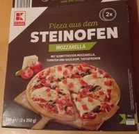 Pizza aus dem Steinofen Mozzarella