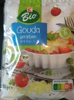 Gauda gerieben Käse