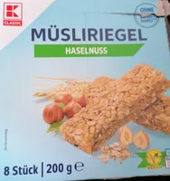 Müsliriegel Haselnuss