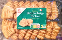 Italienische Blätterteigfächer