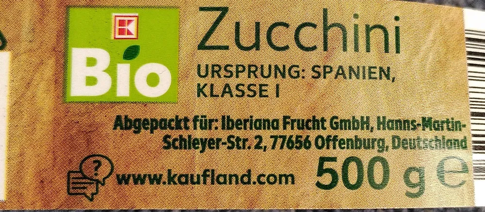 Zucchini bio