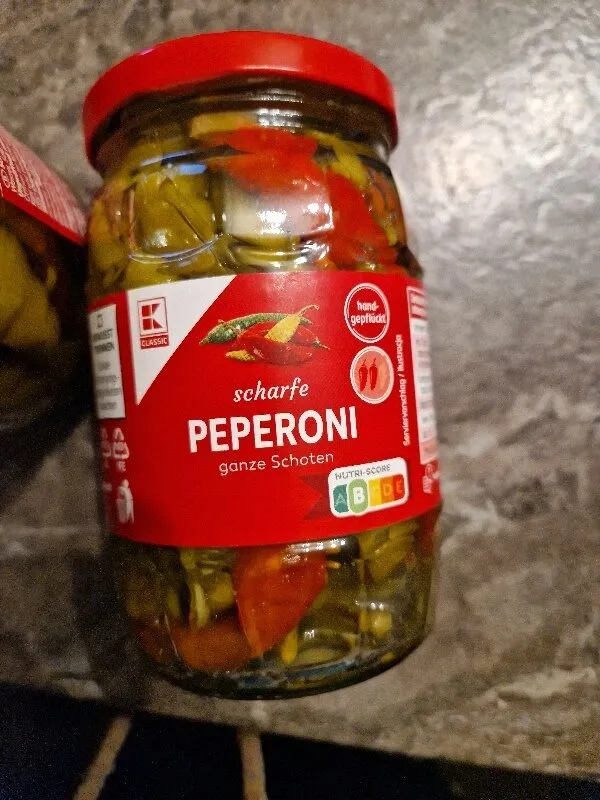 scharfe Peperoni