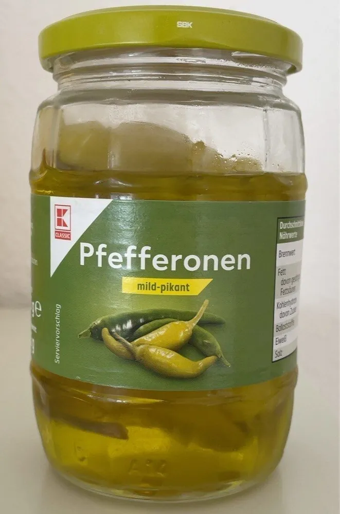 Pfefferonen mild-pikant