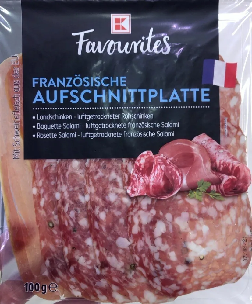 Französische Aufschnittplatte