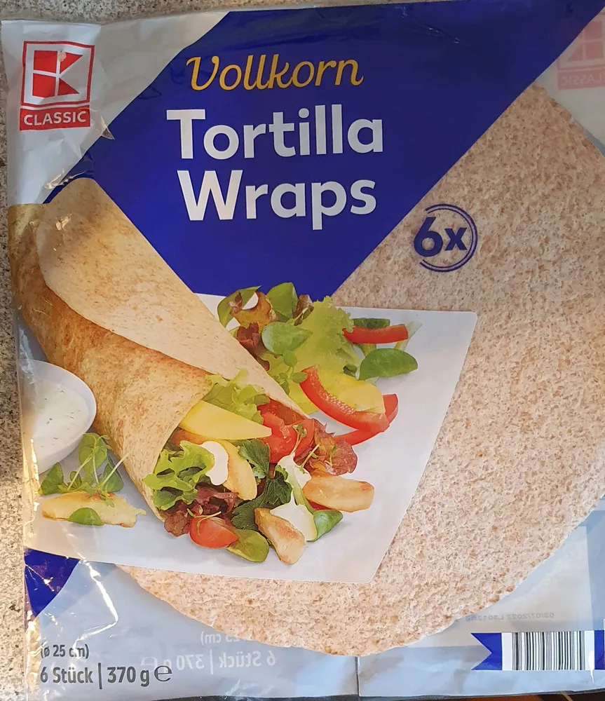 Vollkorn Tortilla Wraps