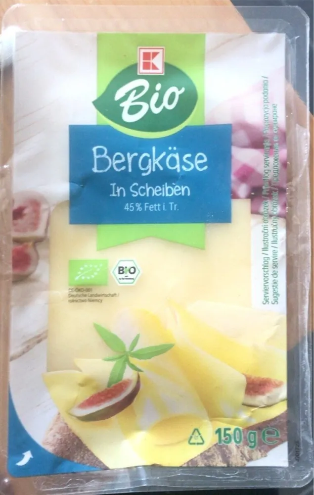 Bergkäse in Scheiben