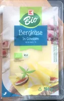 Bergkäse in Scheiben