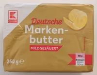 Butter Deutsche Markenbutter- Mildgesäuert