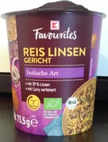 Reis Linsen Gericht