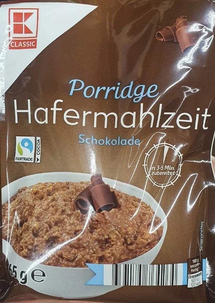 Porridge Schoko