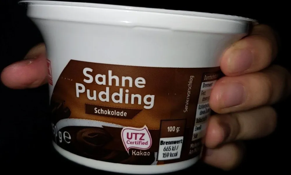 Sahne Pudding Schokolade