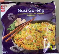 Nasi Goreng mit zarter Hähnchenbrust, Reis und Gemüse, tiefgefroren