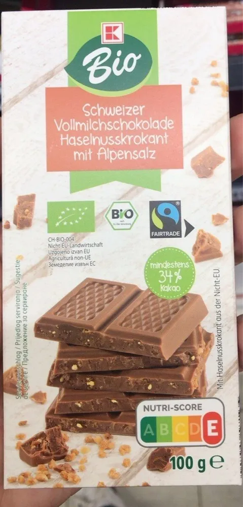 Schweizer Vollmilchschokolade