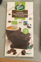 Bio schweizer Edelbitterschokolade mit Espresso