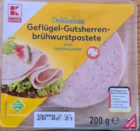 Geflügel-Gutsherren-brühwurstpastete