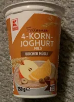 Fettarmer 4-KORN-JOGHURT MILD BIRCHER MÜSLI