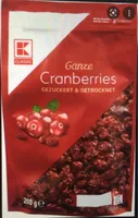 Ganze Cranberries (gezuckert & getrocknet)