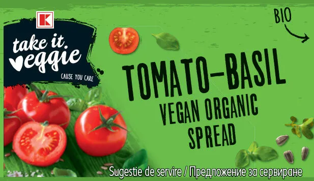 TOMATO-BASIL VEGAN ORGANIC SPREAD