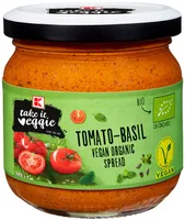 K-take it veggie Organic Bread Spread Tomato Basil 180g