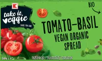 K-take it veggie Organic Bread Spread Tomato Basil 180g