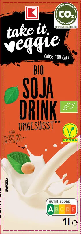 K-take it veggie Bio Sojadrink ungesüßt