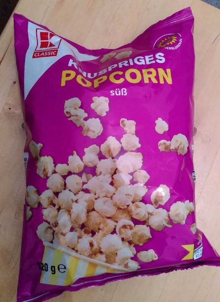 Knuspriges Popcorn Süß