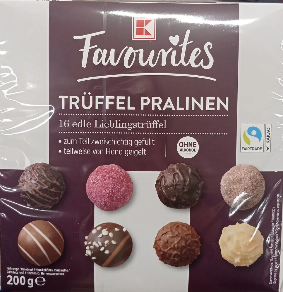 Trüffel Pralinen ohne Alkohol
