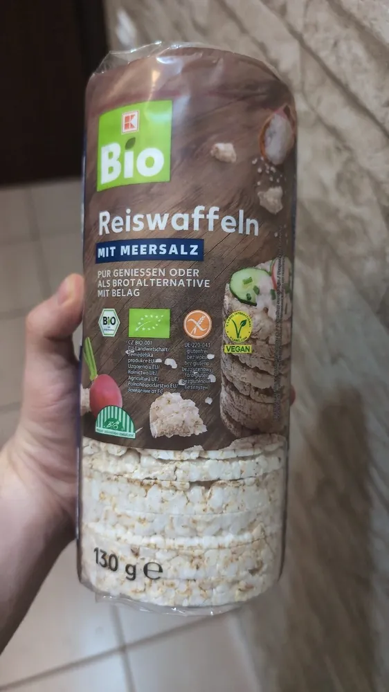 Reiswaffeln MIT MEERSALZ